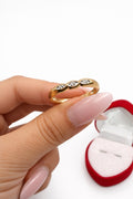 10K DELICATE THREE OVALS DIAMOND RING – 10 – JY Jewelry Wholesale