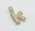 10K MEDIUM CZ "K" LETTER PENDANT – JY Jewelry Wholesale