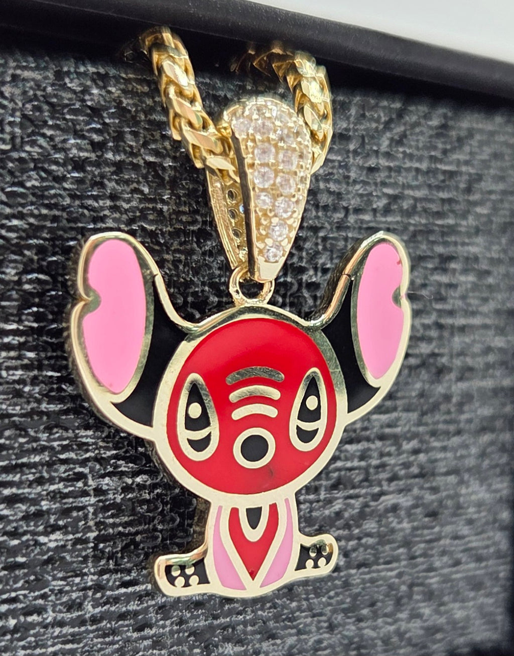 10K RED FLAT STYLE STITCH PENDANT – JY Jewelry Wholesale