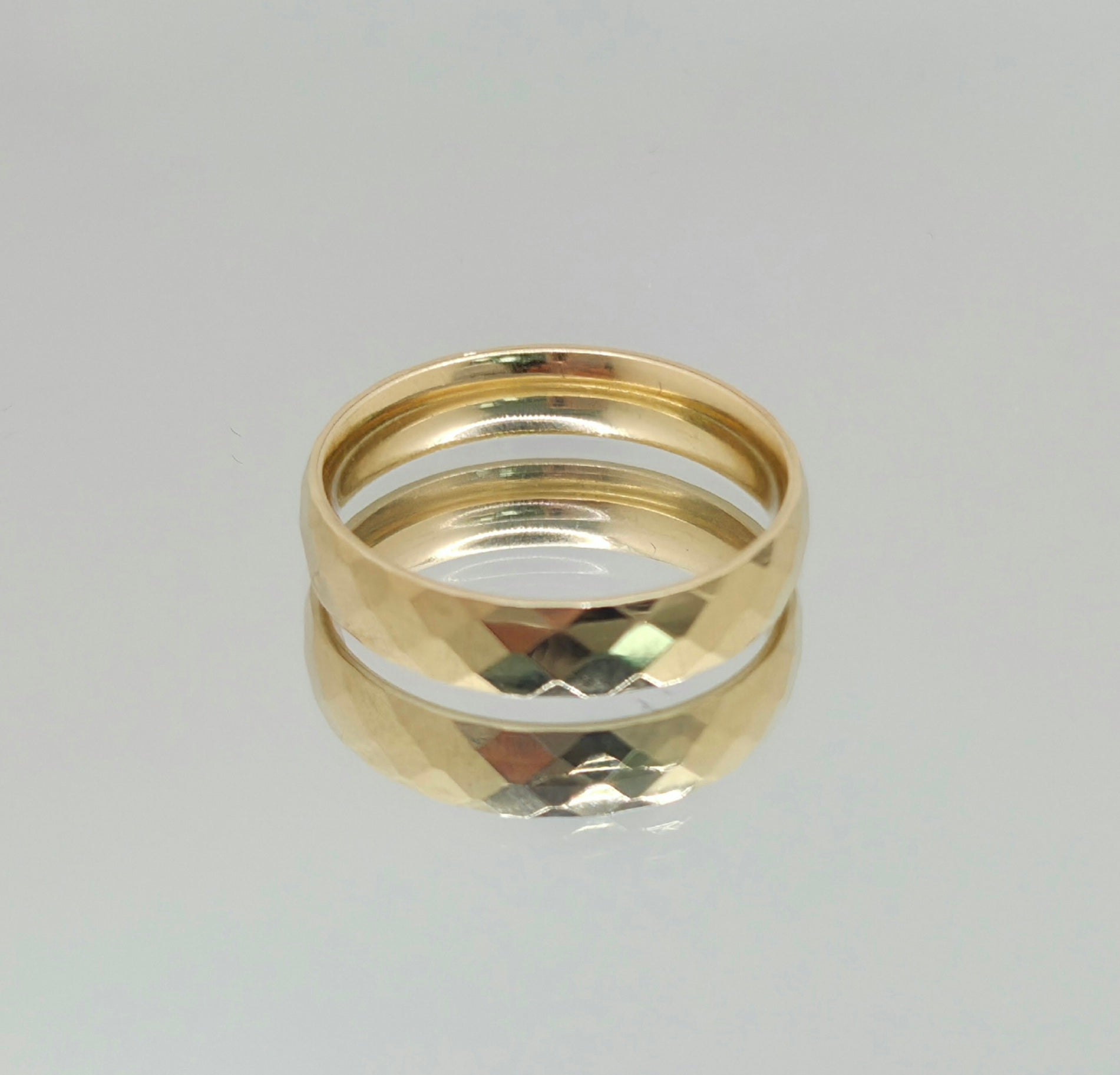 10K FANCY SQUARE CUT WEDDING BAND RING – 9 5MM – JY Jewelry Wholesale