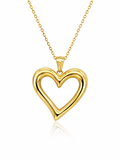 10K MEDIUM HEART SILHOUETTE PENDAN – MEDIUM – JY Jewelry Wholesale