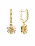 14K DIAMOND DELICATE EARRINGS Size – JY Jewelry Wholesale