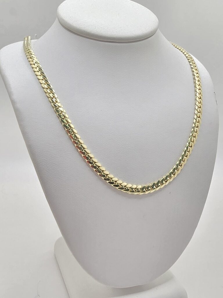 10K SOLID MIAMI CUBAN CHAIN – 3MM 20" – JY Jewelry Wholesale