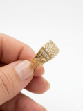 10K EXTRA SMALL SQUARE ROSETTA RING – 11-11.5 – JY Jewelry Wholesale
