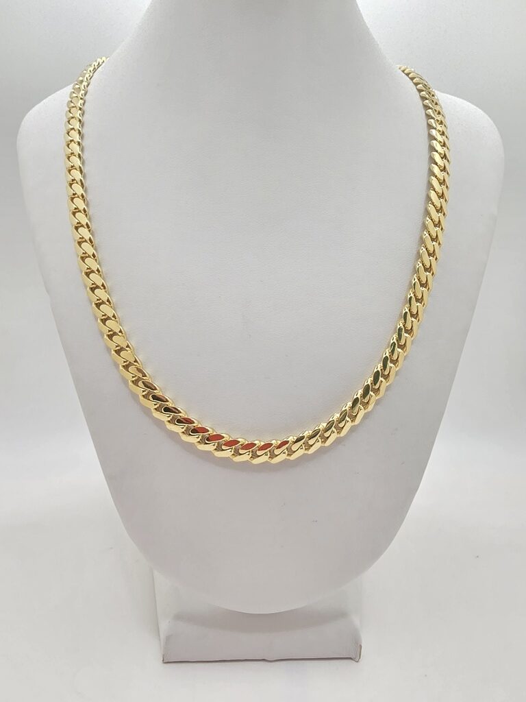 10K SOLID MIAMI CUBAN CHAIN – 20" 6MM – JY Jewelry Wholesale