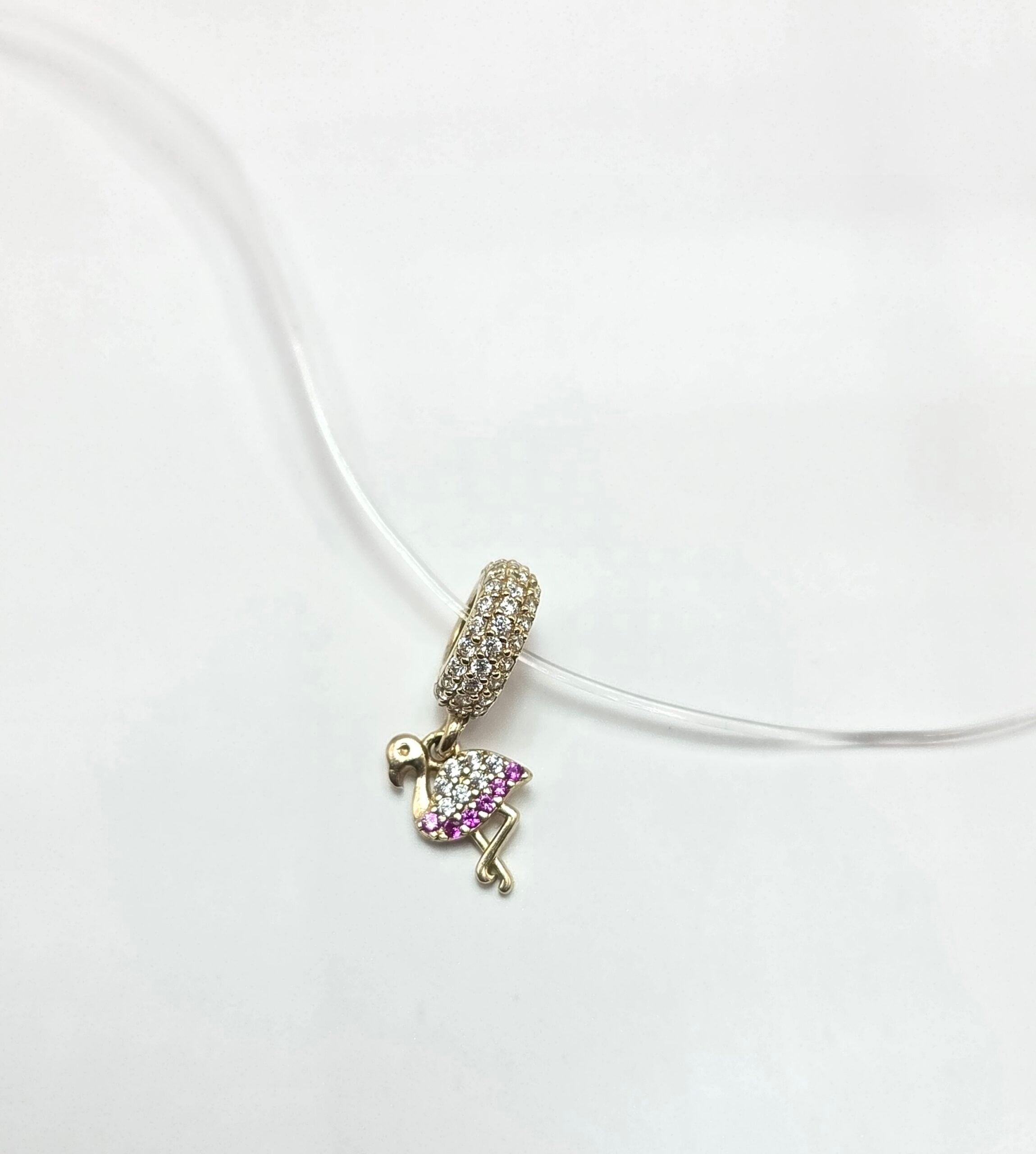 10K CZ FLAMINGO PANDO CHARM – JY Jewelry Wholesale