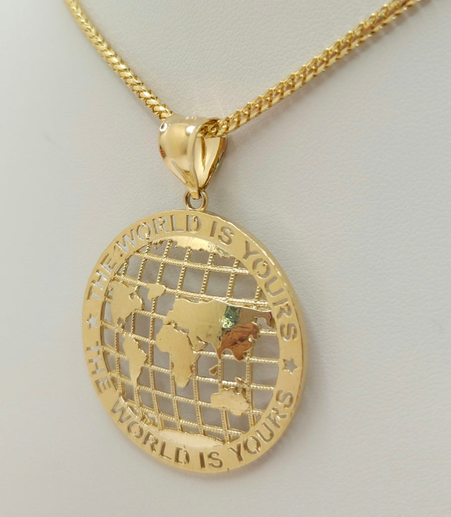 10K MEDIUM THE WORLD IS YOURS GLOBE PENDANT – JY Jewelry Wholesale