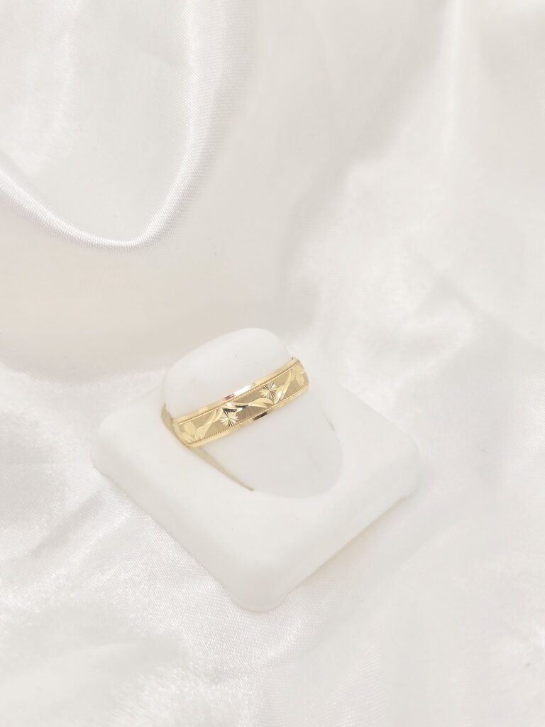 10K HOLLOW MEN'S ENGAGEMENT RING WITH ASTERISK DESIGN – 10 – JY Jewelry Wholesale