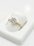 14K DELICATE BRAIDED DESIGN PROMISE RING – 7 – JY Jewelry Wholesale
