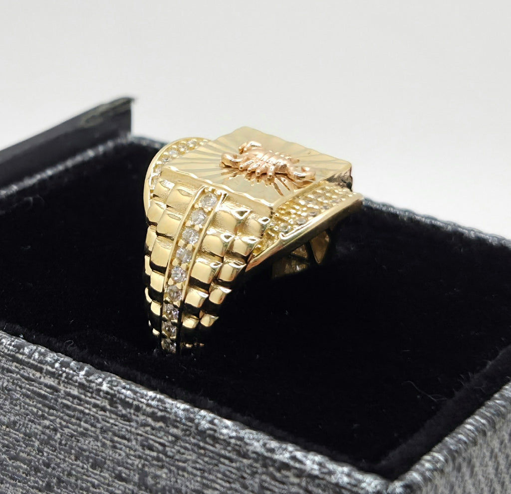 14K SCORPION MEN'S RING – 10 – JY Jewelry Wholesale