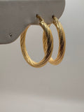 10K CROOKED NEVADAS HOOPS EARRINGS – 5 4.5MM – JY Jewelry Wholesale