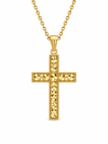 14K VINTAGE STYLE SQUARE CROSS PENDANT – SMALL – JY Jewelry Wholesale