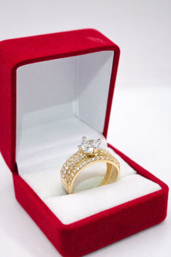 10K SMALL ROUND ELEGANT PROMISE RING – 7 & 8 & 9 – JY Jewelry Wholesale