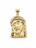 10K CZ CROWN JESUS FACE PENDANT – JY Jewelry Wholesale