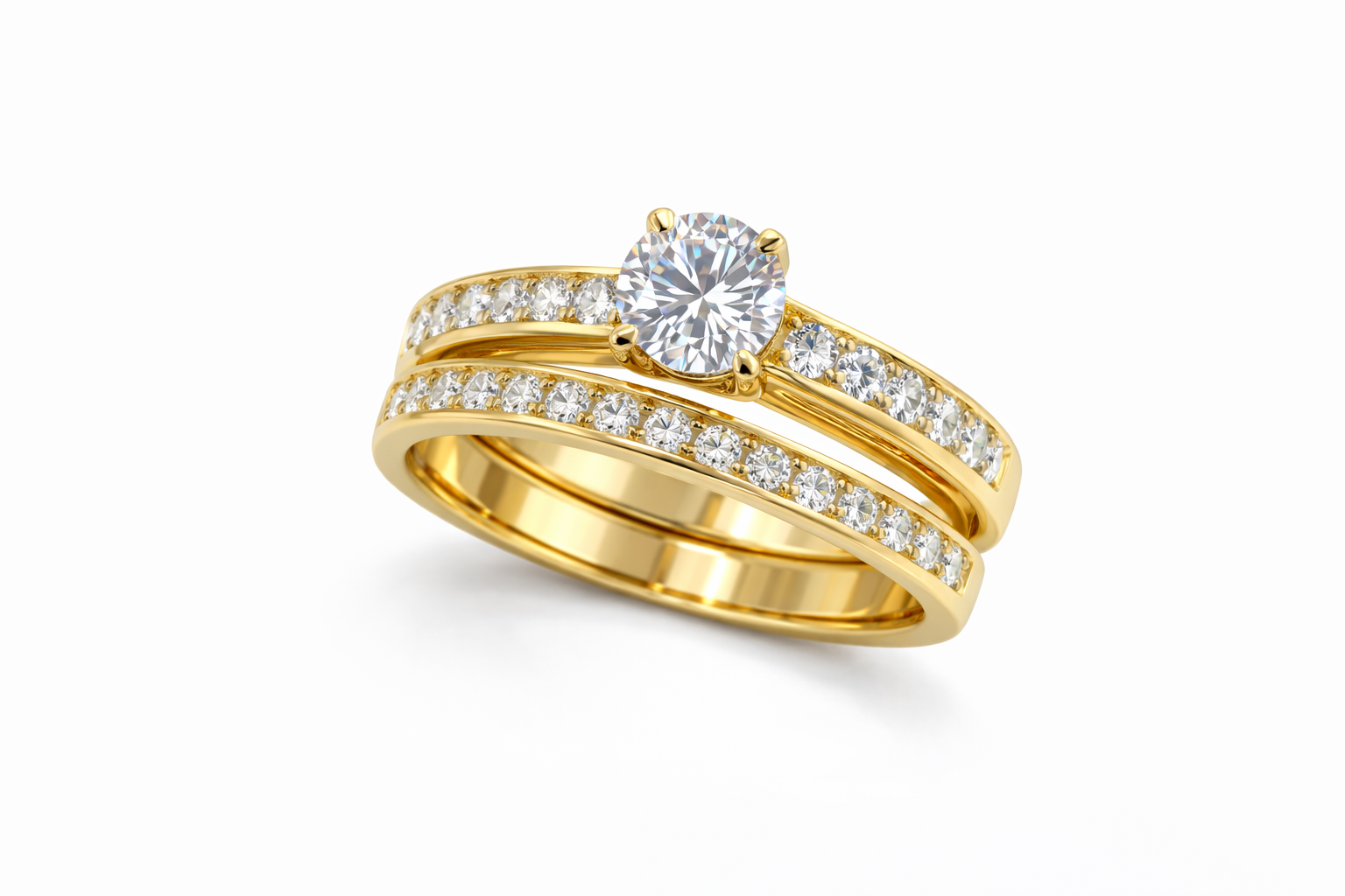 14K DELICATE CZ CLASSIC WOMAN'S ENGAGEMENT RING – 7 – JY Jewelry Wholesale