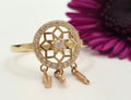 14K DELICATE DREAMCATCHER RING – 7 & 8 – JY Jewelry Wholesale