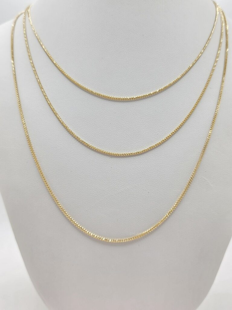 10K SOLID FRANCO CHAIN – 18" 1.8MM – JY Jewelry Wholesale