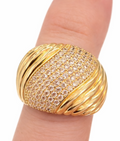 14K MODERN CZ WOMAN'S RING – 10 – JY Jewelry Wholesale