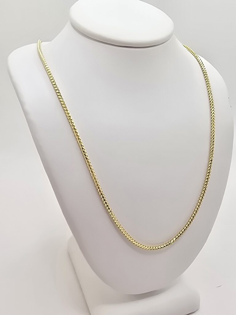 10K SOLID FRANCO CHAIN – 16" 1.8MM – JY Jewelry Wholesale