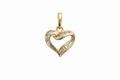 10K DIAMOND HEART SILHOUETTE PENDANT – JY Jewelry Wholesale