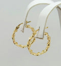 10K ROPE STYLE HOOPS EARRINGS – 1 – JY Jewelry Wholesale