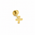 10K CROSS EARRINGS+PIERCING – S REF-137310/0070 – JY Jewelry Wholesale