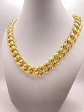 10K SEMISOLID MIAMI CUBAN CHAIN 26" 13MM – JY Jewelry Wholesale