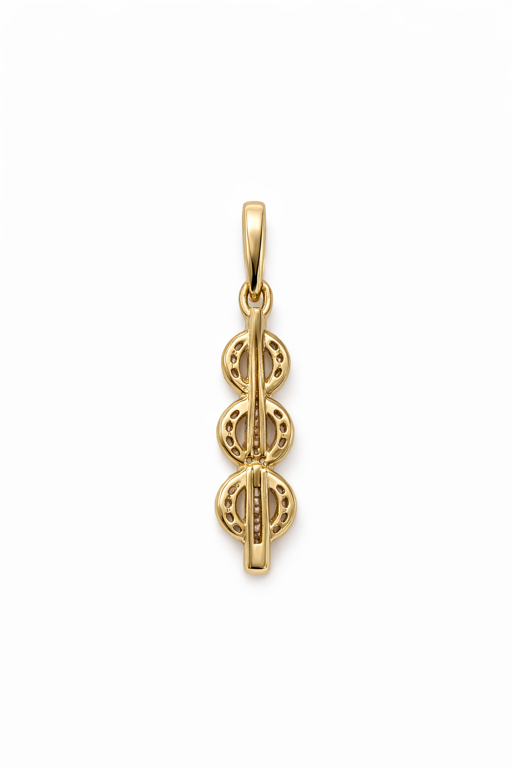 10K ELEGANT YELLOW GOLD AND DIAMOND PENDANT – JY Jewelry Wholesale