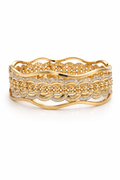 14K WAVE BANGLE – JY Jewelry Wholesale
