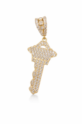 10K CZ KEY PENDANT – JY Jewelry Wholesale
