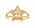 10K EXOTIC LARGE ONE STAR RING SZE 7.5 – JY Jewelry Wholesale