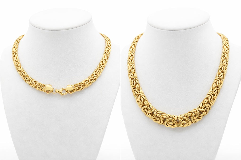 14K SPECIAL OFFER BYZENTINE NECKLACE – 18" – JY Jewelry Wholesale