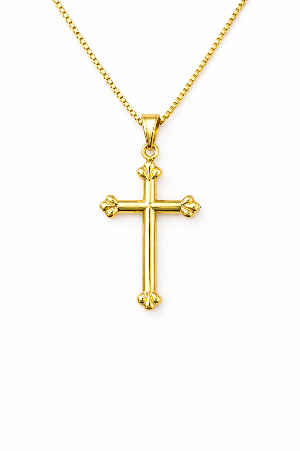 14K MODERN CROSS PENDANDT – JY Jewelry Wholesale