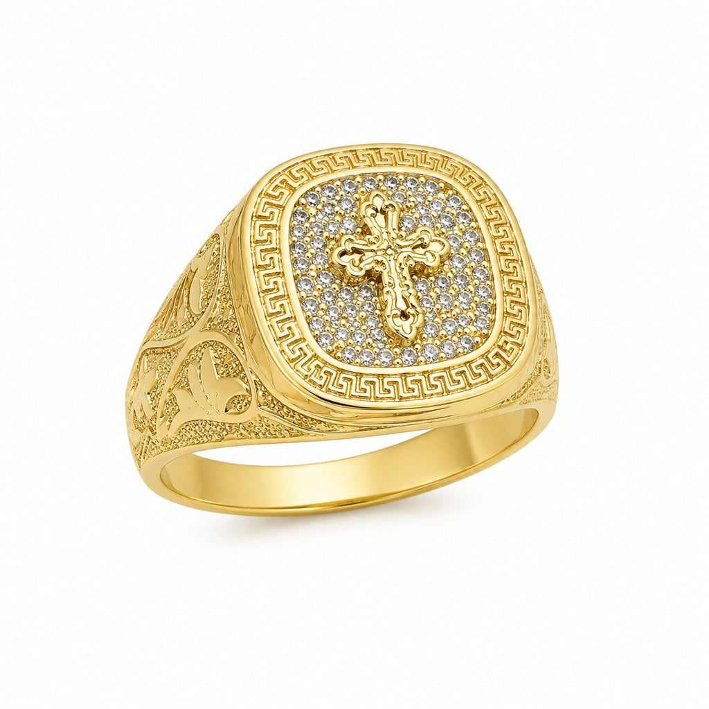 10K CROSS RING – 11 6.5GR – JY Jewelry Wholesale