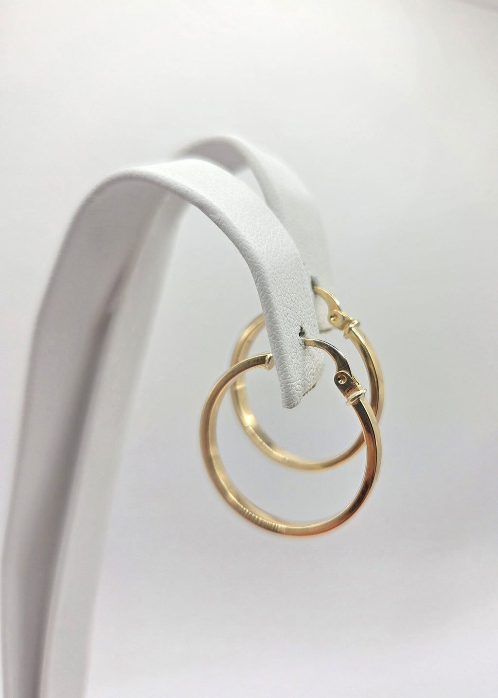 10K STRAIGH PLAIN HOOPS EARRINGS – JY Jewelry Wholesale