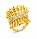 10K VINTAGE FEATHERS DESIGN WOMAN'S RING – 8 – JY Jewelry Wholesale