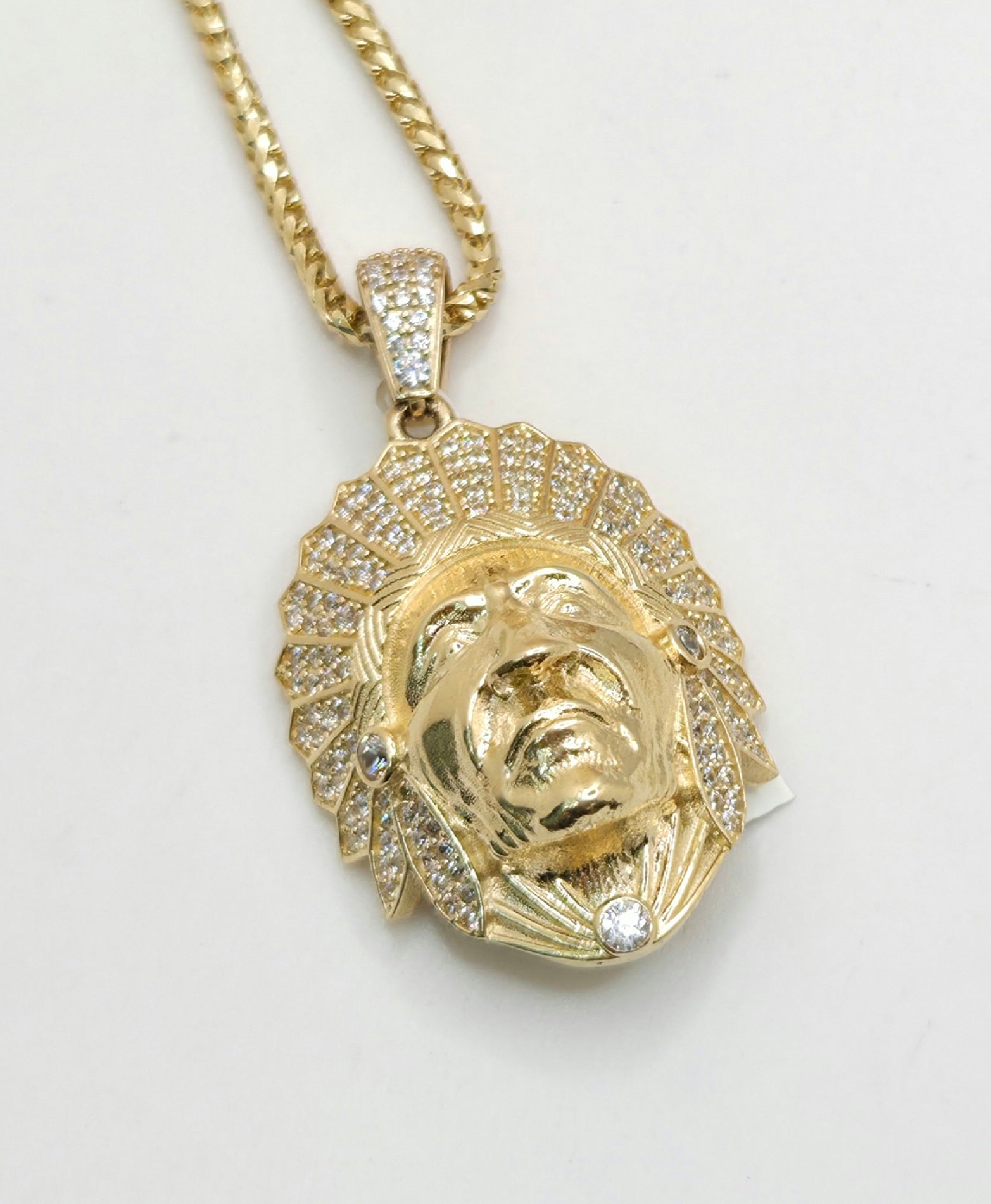 14K CZ INDIAN PENDANT – JY Jewelry Wholesale