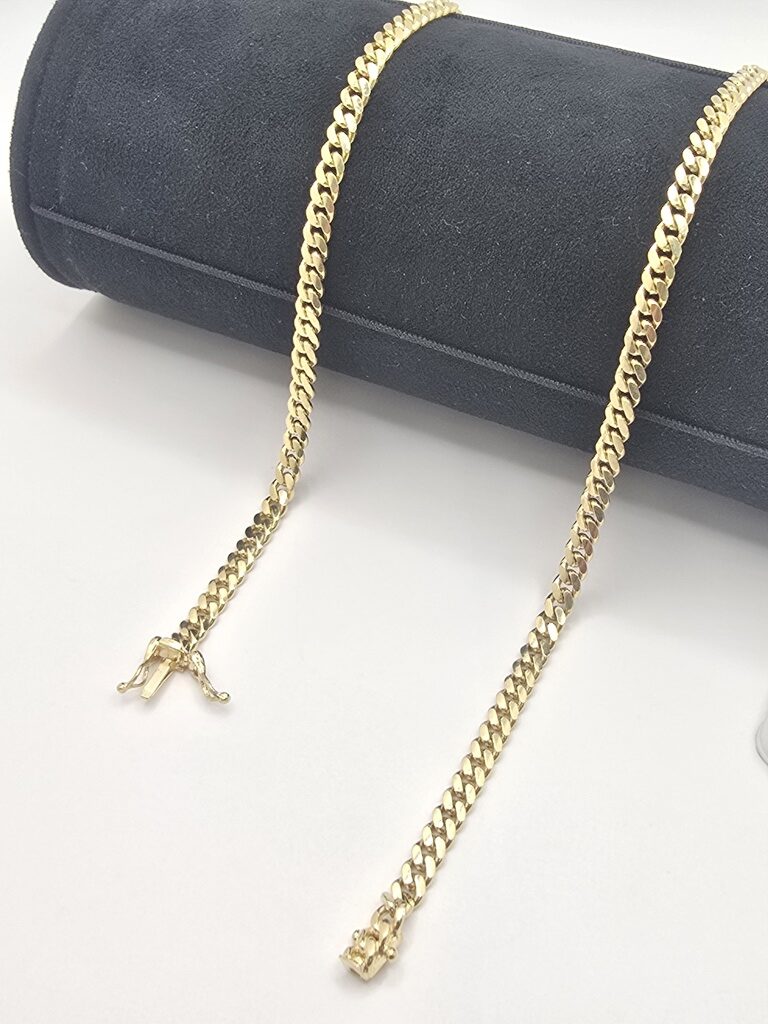 10K SOLID MIAMI CUBAN BRACELET – 8" 3MM – JY Jewelry Wholesale