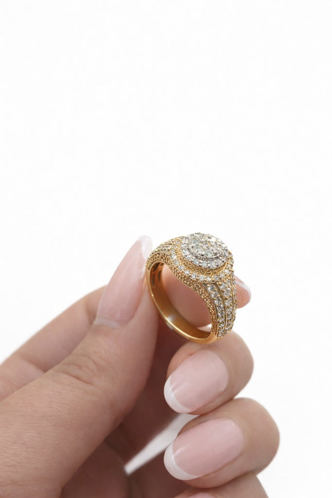 10K EXOTIC PRINCESS DIAMOND PROMISE RING – 7/1.12CT – JY Jewelry Wholesale