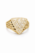 10K CZ TRIANGLE RING – 10 – JY Jewelry Wholesale