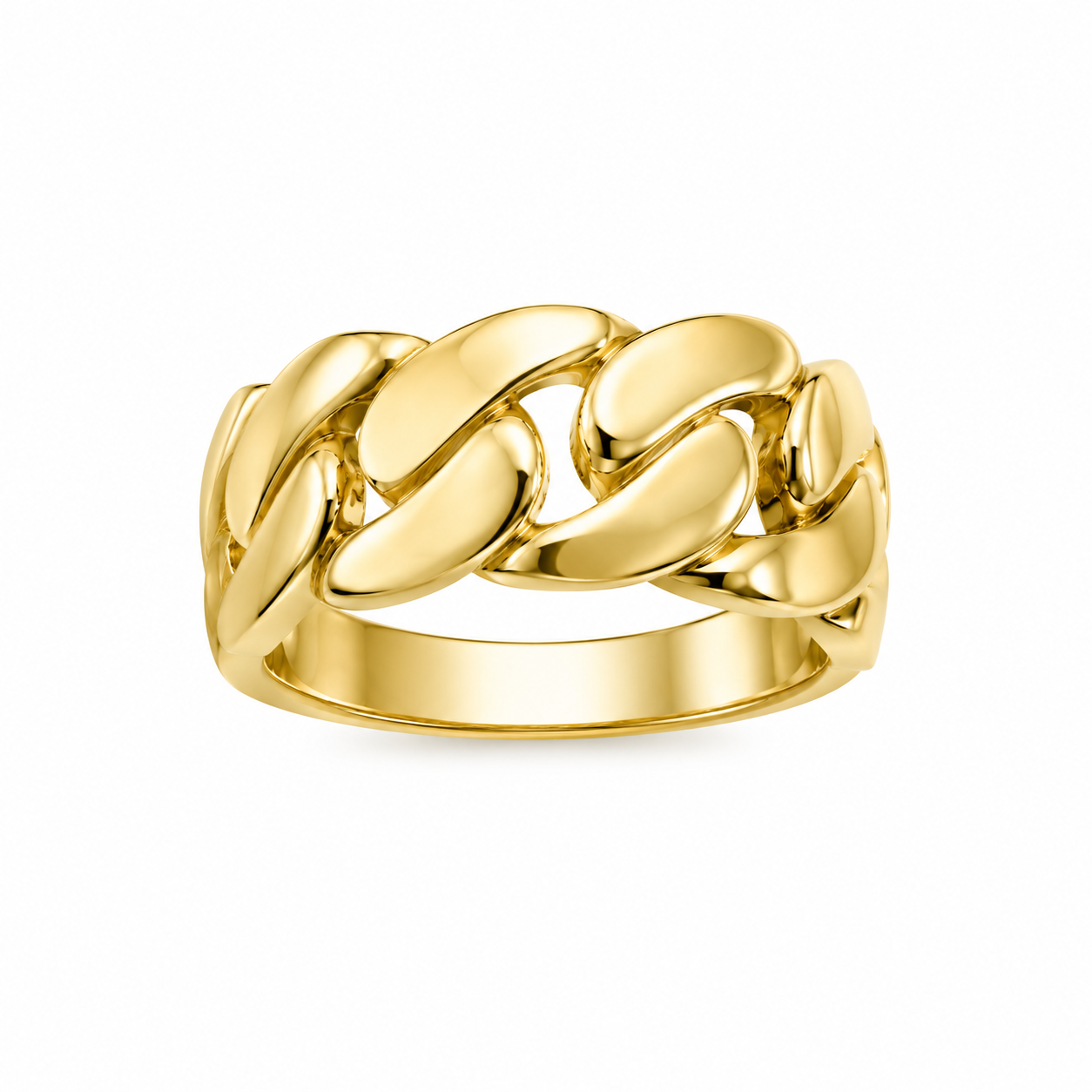 14K FLAT CHAIN DESIGN RING – 12 – JY Jewelry Wholesale
