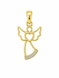 10K DELICATE ANGEL SILHOUETTE PENDANT – JY Jewelry Wholesale