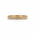 10K ELEGANT RING WITH CZ DETAILS – 7 – JY Jewelry Wholesale