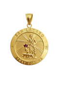 10K LARGE ROUND SAN LAZARO PENDANT – JY Jewelry Wholesale