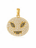 10K CZ MASK OVAL PENDANT – JY Jewelry Wholesale