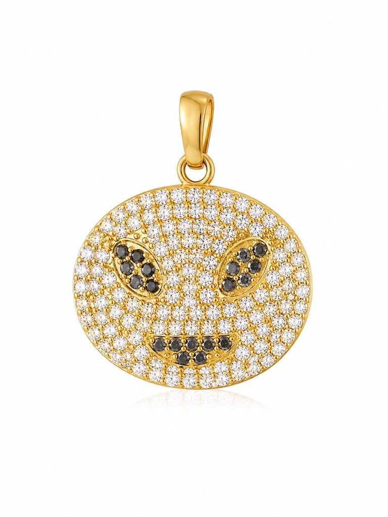 10K CZ MASK OVAL PENDANT – JY Jewelry Wholesale