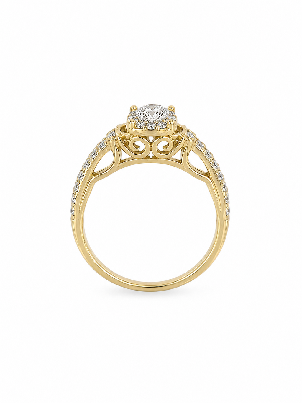 10K CZ ROUND PROMISE WOMAN'S RING – 7 – JY Jewelry Wholesale