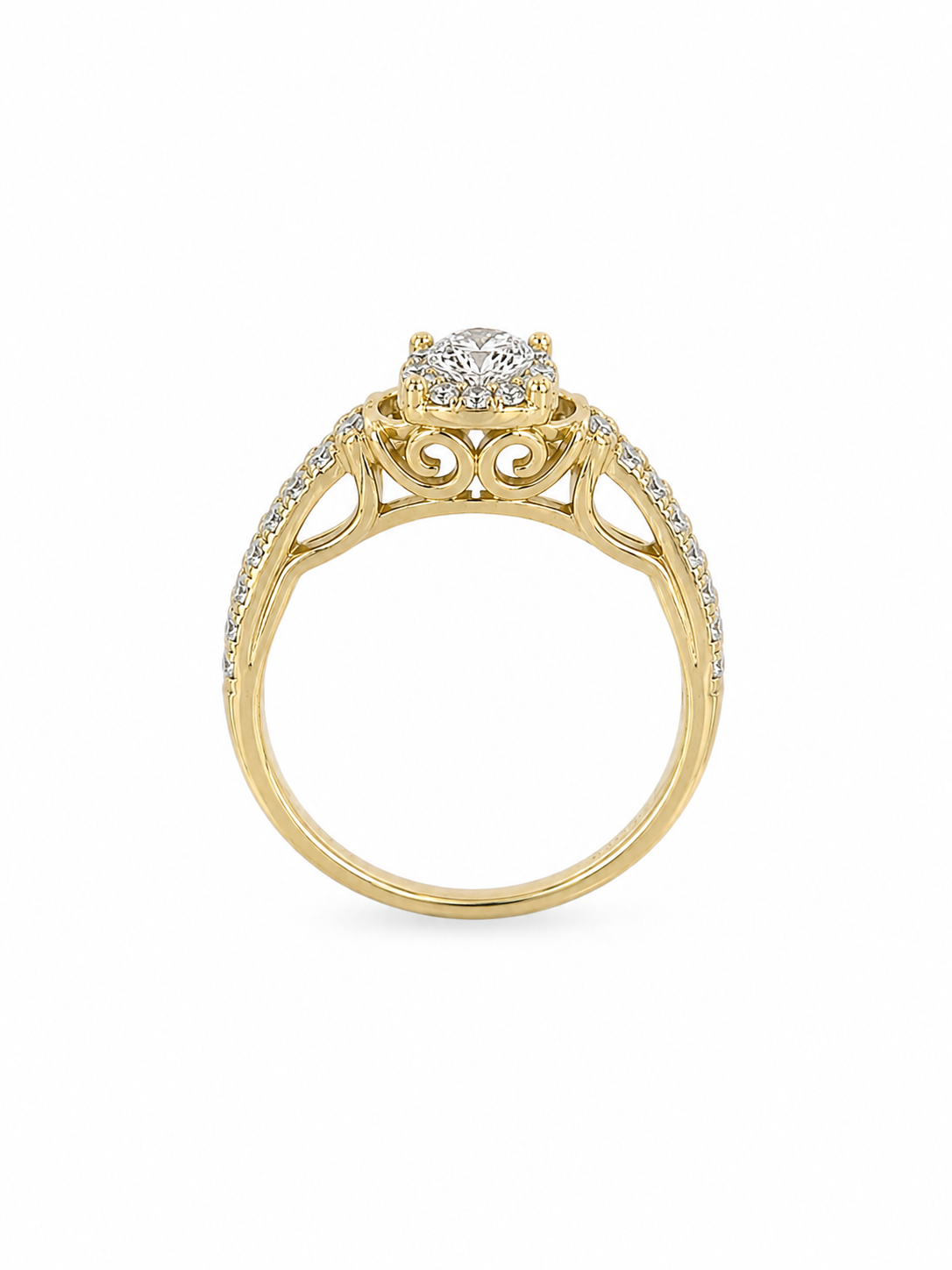 10K CZ ROUND PROMISE WOMAN'S RING – 7 – JY Jewelry Wholesale