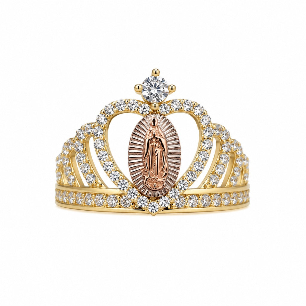 10K CROWN VIRGEN RING – 7.5 – JY Jewelry Wholesale
