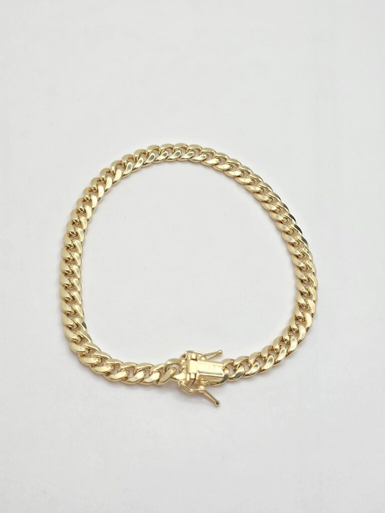 14K HOLLOW MIAMI CUBAN BRACELET – 8.5" 6MM – JY Jewelry Wholesale